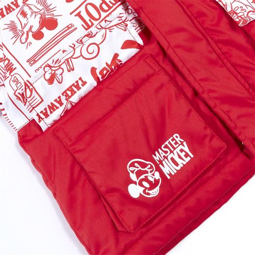 【商场同款】迪士尼冬季新款男童夹棉外套国潮喜庆满印棉服中小童新春拜年服231DS0894 商品图5