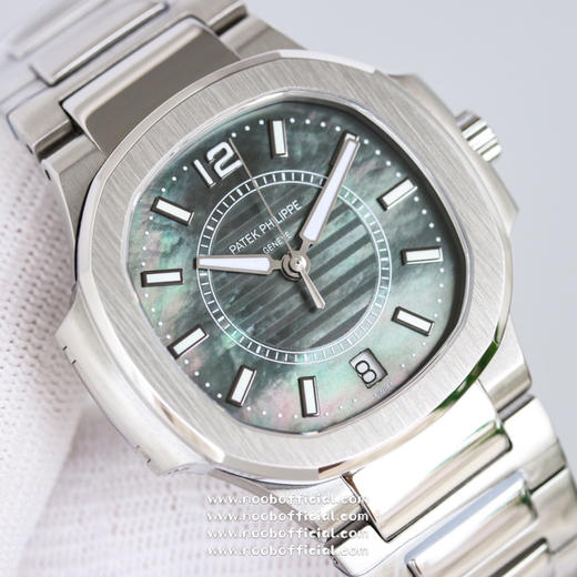 【2023超神之作 神级版本】百达.翡丽运动优雅鹦鹉螺女款腕表PP7008强势来袭！欢迎对比细节：1⃣️搭配正品一致的定制版9015机改Cal.324sc自动机芯，动能储存45小时 商品图5