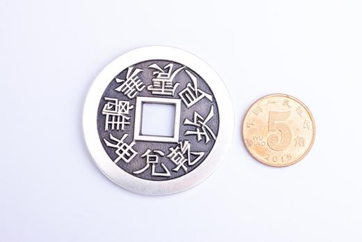 矩德泉坊 纯银手作  八卦纹银币（4.2厘米版）GQ231100741 商品图6