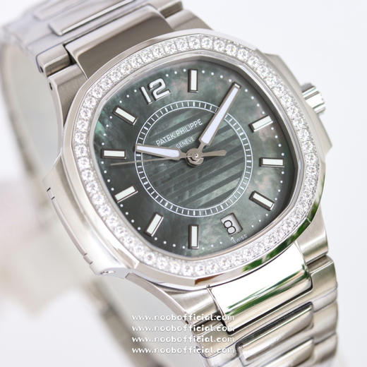 【2023超神之作 神级版本】百达.翡丽运动优雅鹦鹉螺女款腕表PP7008强势来袭！欢迎对比细节：1⃣️搭配正品一致的定制版9015机改Cal.324sc自动机芯，动能储存45小时 商品图10