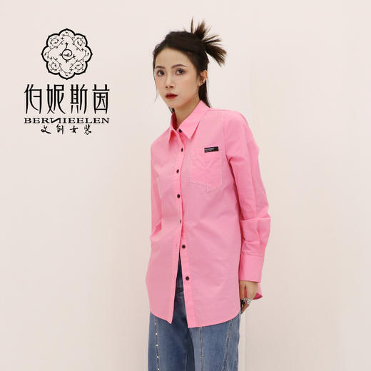 -龙膏烛色衬衫HJ1F02 商品图1