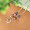 【葫芦双鱼】S925银南红复古景泰蓝福禄六字真言项链套链【CW-XL00341】 商品缩略图2