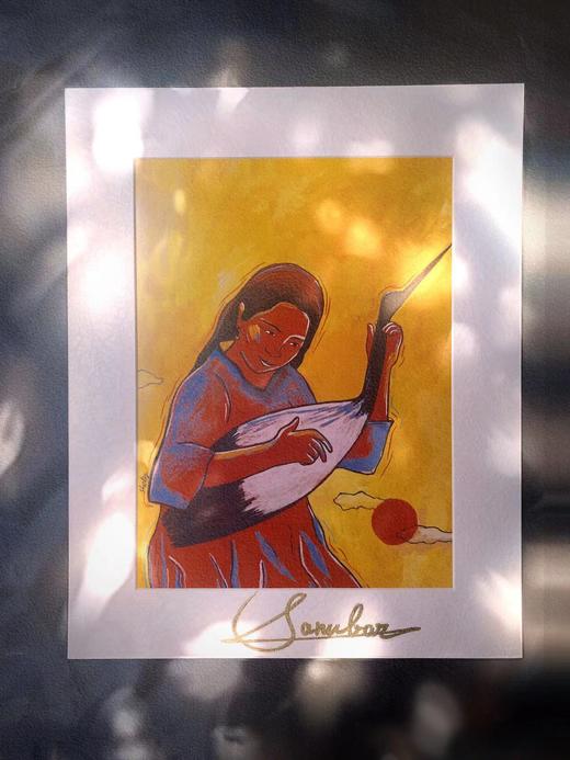 赛努拜尔《心是旷野的鸟》周边相框画 商品图1