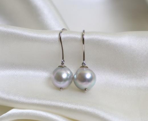 南洋白巴洛克耳钩 商品图0