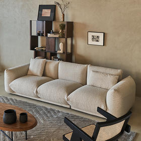 Sonia 四人沙发 | 皮布面料可选，详询客服