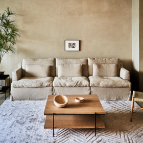 Sky 四人沙发 | 皮布面料可选，详询客服