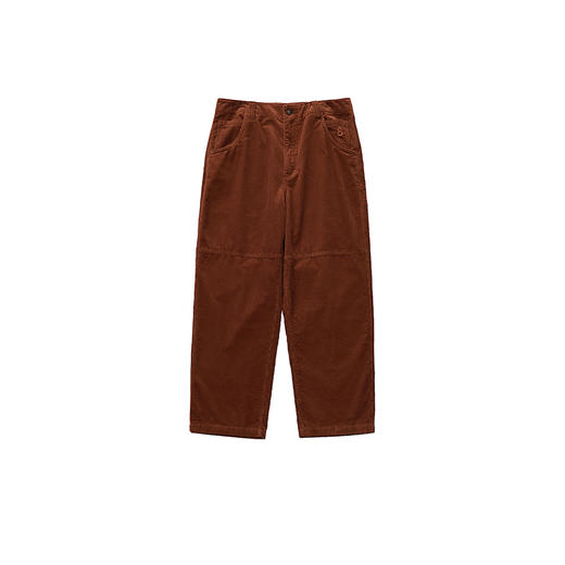 吃茶去chichaqu 秋冬户外复古全棉重磅灯芯绒长裤 商品图0