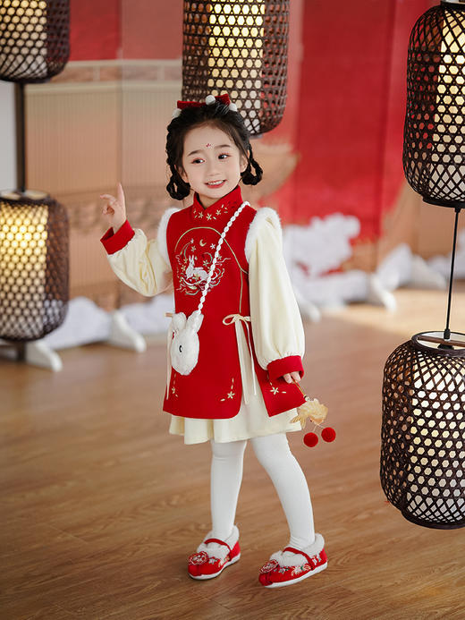 女童冬加绒汉服 商品图1