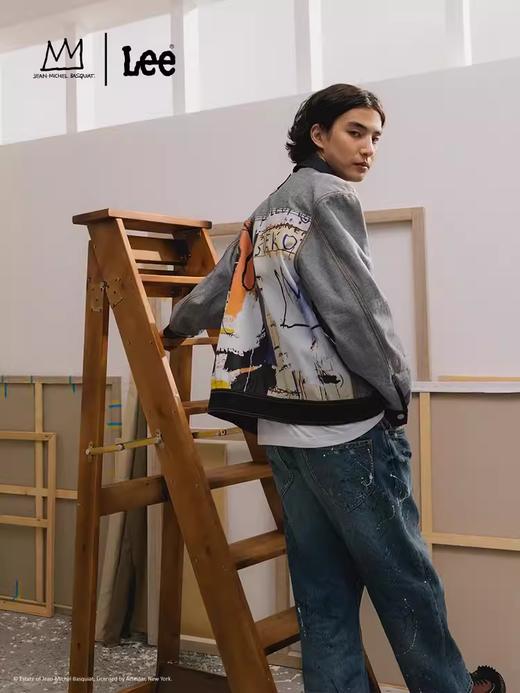【Basquiat联名】郑业成同款Lee24早春新品舒适两面穿男牛仔夹克 商品图1