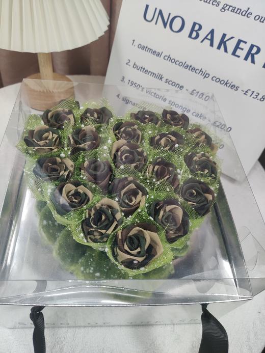 20朵桃心礼盒花束手工DIY牛津布玫瑰花束军恋礼物（手工制作产品不支持退换货哦）类b 商品图7