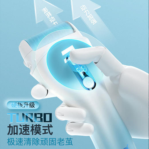 匹奇（PRITECH）磨脚器磨脚石 自动去脚部死皮机修脚器BCM-1138T（白色） 商品图1