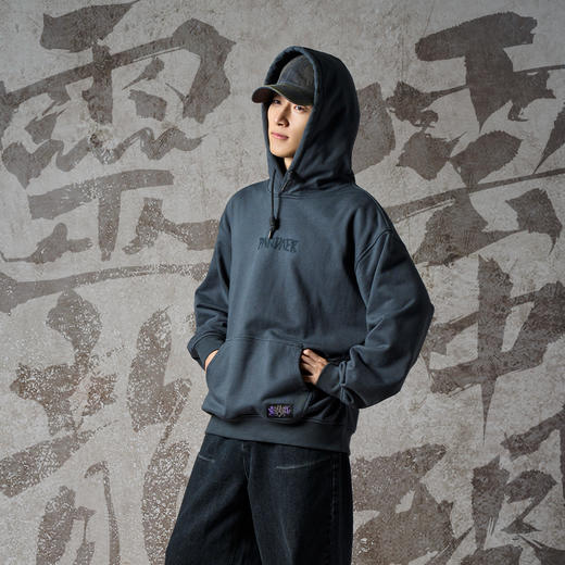 灵龙 微绒连帽卫衣「宽松版型，喜欢合身拍小一码」 商品图2