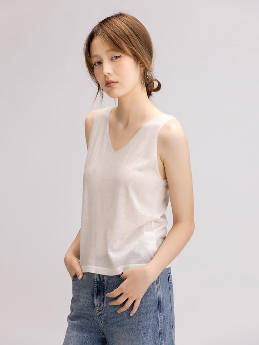 XIAOYU|羊毛混纺编织背心241MZ019 商品图3
