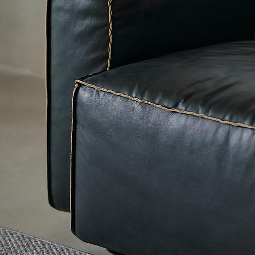 Black chocolate 三人沙发 | 皮布面料可选，详询客服 商品图4