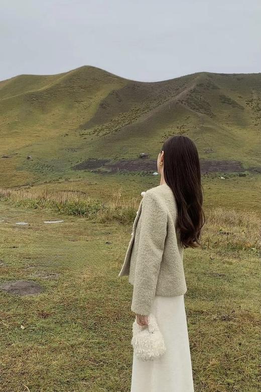 Le Malene 气质优雅小香风圆领珍珠扣外套 14818 商品图7