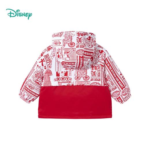 【商场同款】迪士尼冬季新款男童夹棉外套国潮喜庆满印棉服中小童新春拜年服231DS0894 商品图10
