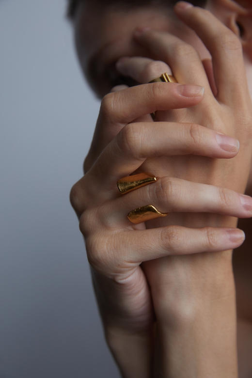ABOAB｜TURN OVER Ring [ 开口戒指 金 / 银 ]【SCULPTING】 商品图5