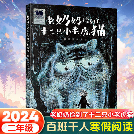 老奶奶捡到了十二只小老虎猫 彭懿著寒假百班千人二年级小学生寒假读物 商品图0