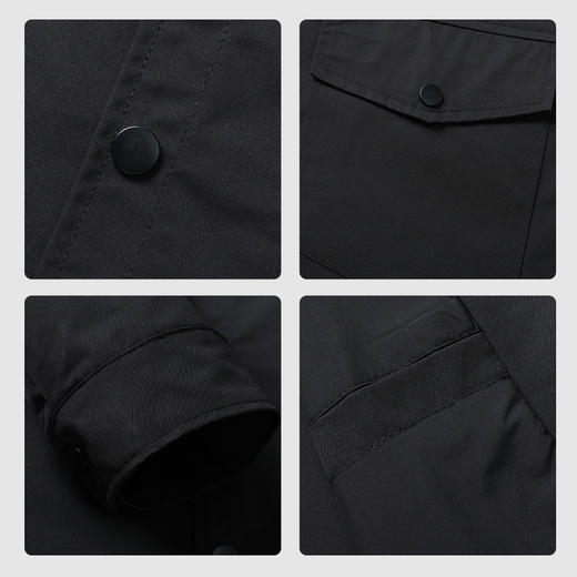 【新款DX】大依优型大码翻领外套衬衫夹克时尚雷萨加肥加大休闲胖子宽松外套上衣男装潮流 商品图3