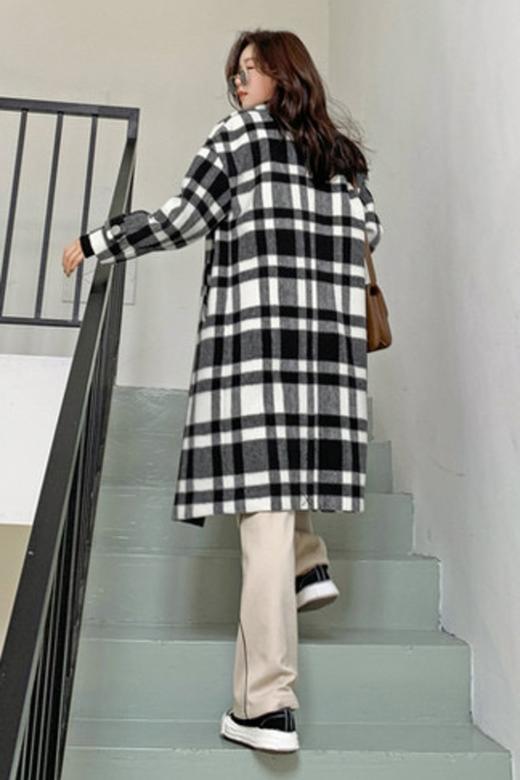 Other Mix 格纹毛呢大衣 14749 商品图2