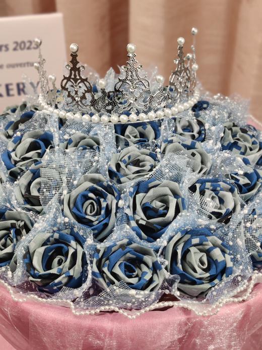 19朵纱幔花束手工DIY牛津布玫瑰花束军恋礼物（手工制作产品不支持退换货哦）类lb 商品图7