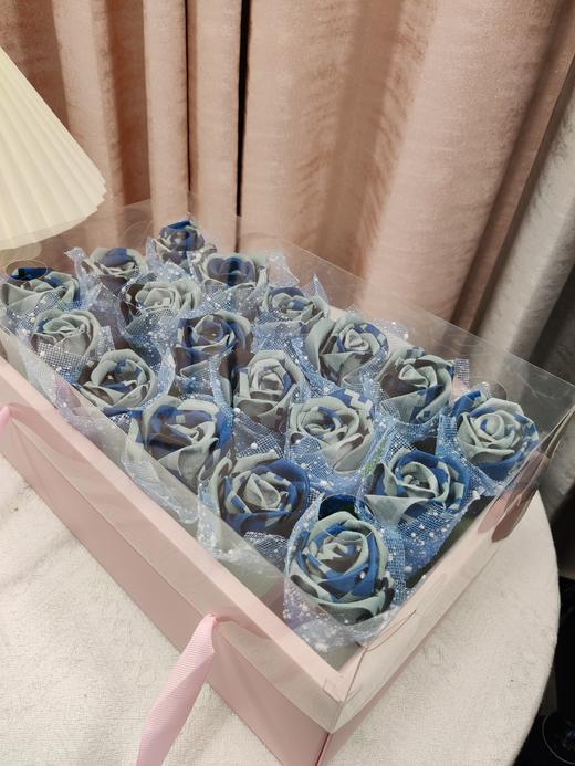 18朵蝴蝶结礼盒手工DIY牛津布玫瑰花束军恋礼物（手工制作产品不支持退换货哦）类lb 商品图5