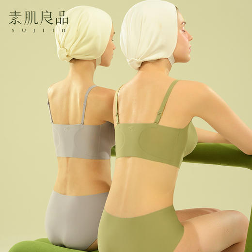 【E】素肌良品【无尺码】果冻挺软支撑内衣- 轻薄吊带款MX160F 商品图2