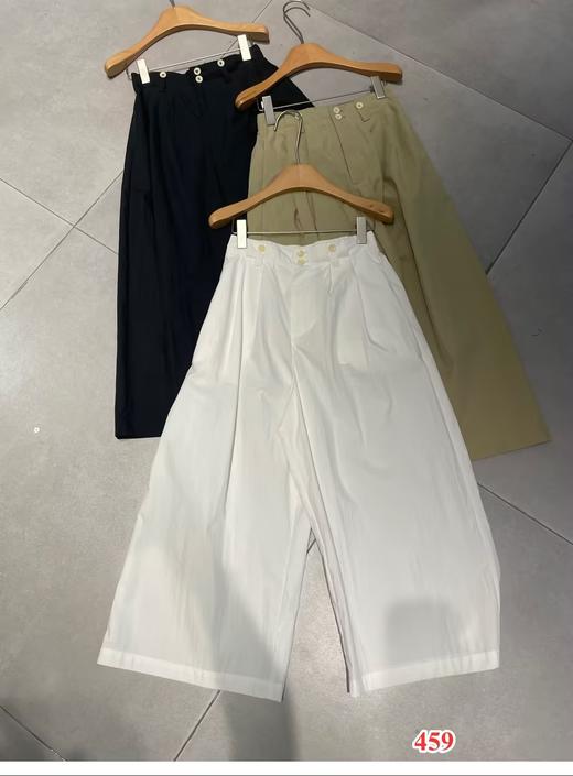 【门店同款】ENJOY夏季休闲宽松褶裥阔腿裤 153546039 商品图0