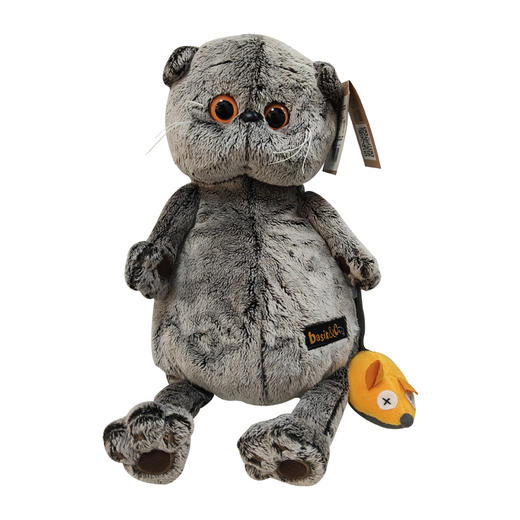 Budibasa 巴迪宝思 宝喜可猫+橙色老鼠22CM25CM30CM 商品图0