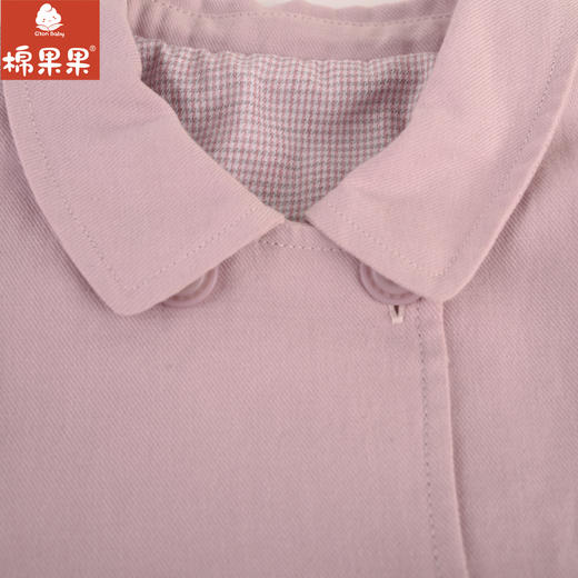 棉果果专柜同款春季新品女童梭织斜纹翻领网纱风衣外套M122130324005 商品图5