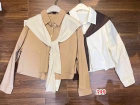 【门店同款】ENJOY2023年秋季韩系披肩衬衣 154097693