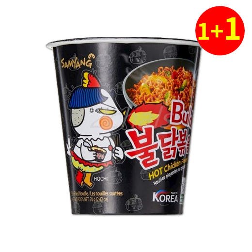 【1+1】삼양 불닭볶음면컵소70g 商品图0