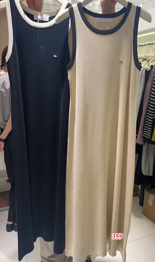 【门店同款】ENJOY秋季撞色边针织长裙 154097503 商品图0