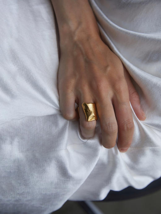ABOAB｜TURN OVER Ring [ 开口戒指 金 / 银 ]【SCULPTING】 商品图4