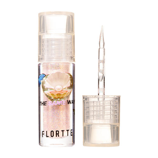 FLORTTE/花洛莉亚液体眼影盘超闪细闪哑光卧蚕提亮花菜熊液体眼影 心选到家 商品图3