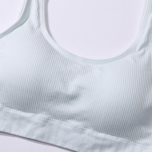 都市丽人抹胸女无缝面料背心无尺码半固定模杯短抹胸无钢圈无排扣LV41A8 商品图5