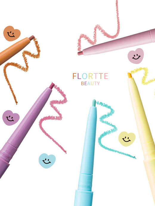 FLORTTE/花洛莉亚眼线胶笔不晕染防水持久新手初学者极细彩色液笔 心选到家 商品图2
