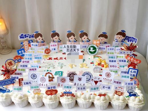 54个纸杯大长方蛋糕（历城二中）价格非标价，详情请咨询客服 商品图1