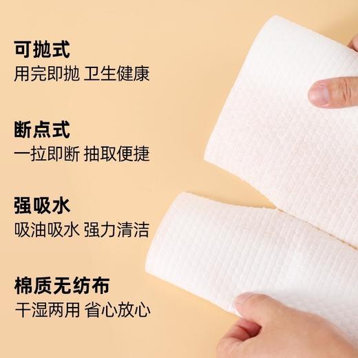 【48小时发货】一次性抹布！ 加厚懒人抹布 厨房吸水洗碗布干湿两用百洁布 商品图3