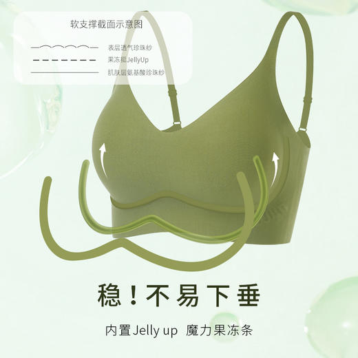 【E】素肌良品【无尺码】果冻挺软支撑内衣- 轻薄吊带款MX160F 商品图4