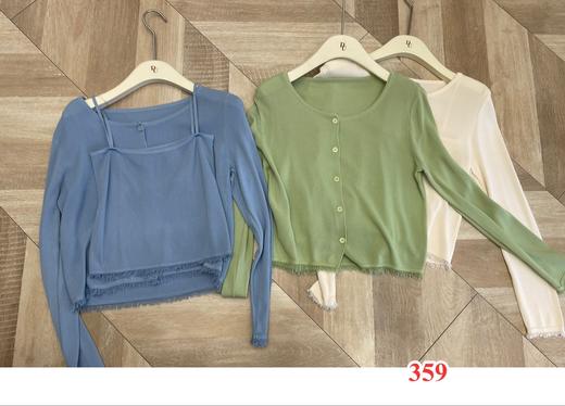 【门店同款】ENJOY2023年春季圆领吊带流苏两件套 150410030 商品图0