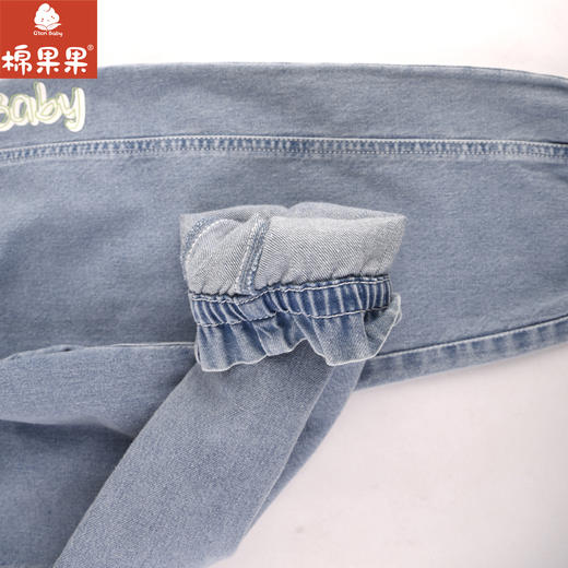 棉果果专柜同款春季新品女童梭织牛仔长裤M122200224015 商品图3