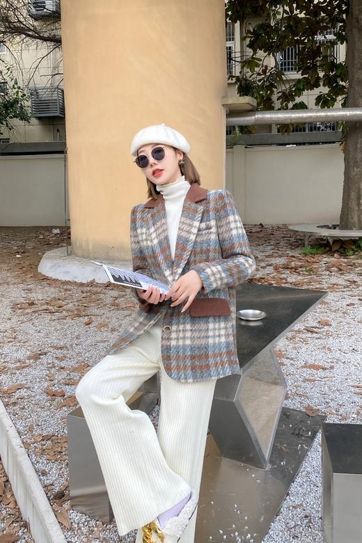 LNNNS 休闲百搭格纹西装外套 14946 商品图1