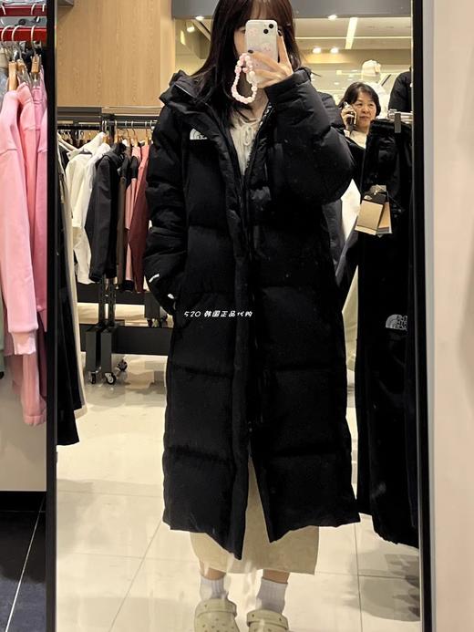 现货就几十件.. TNF北面秋冬长款鹅绒羽绒服男女款防风防水保暖过膝外套 商品图8