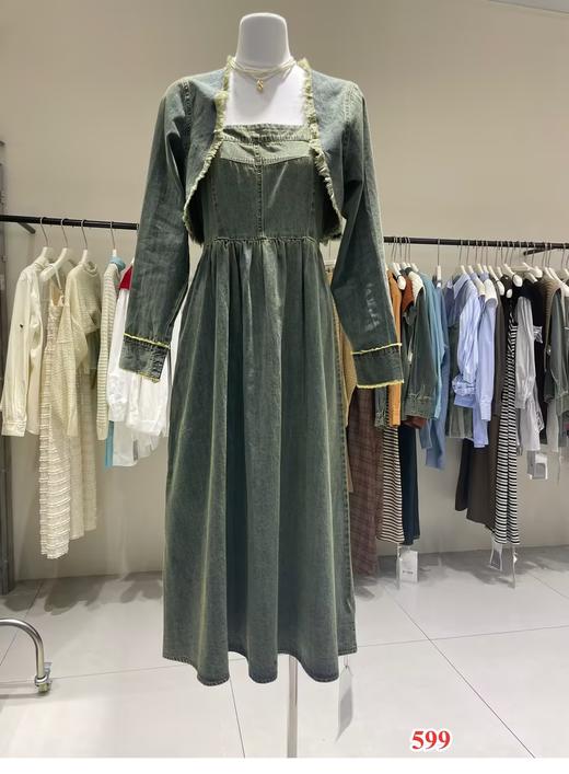 【门店同款】ENJOY秋季毛边牛仔两件套 154054482 商品图0