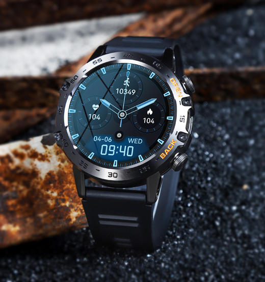 利格LIGE  全金属表壳钢带硬汉运动智能手表BW1846 商品图2