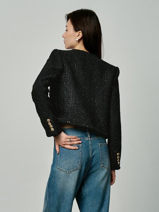 高级感小香风 保暖羊毛 显瘦短款外套FO4504239 商品图10