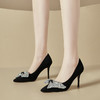 水钻高跟鞋细跟气质名媛，百搭性感尖头蝴蝶结宴会单鞋潮SY&20-2【预售5天】 商品缩略图3