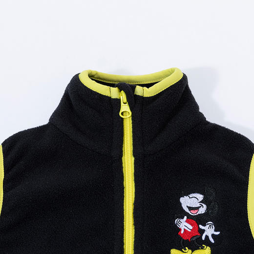 迪士尼童装男童马甲春秋冬季保暖上衣中小童米奇宝宝可爱帅气立领ZD1DS011 商品图5
