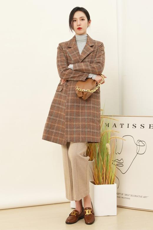 ESTELLICA 翻领格纹西装外套 14921 商品图1